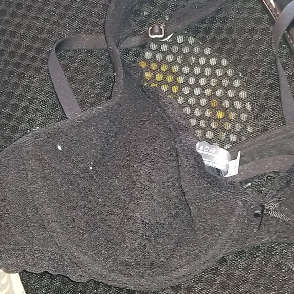 🆓🖤 AERIE 32c 🖤 lace unlined bra C32 💕🆓FREEW/$30BUNDLE❣️ - Picture 4 of 5